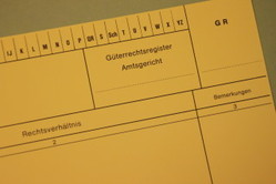 Güterrechtsregister Güterrechtsregister