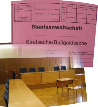 Strafakte und Schöffensaal